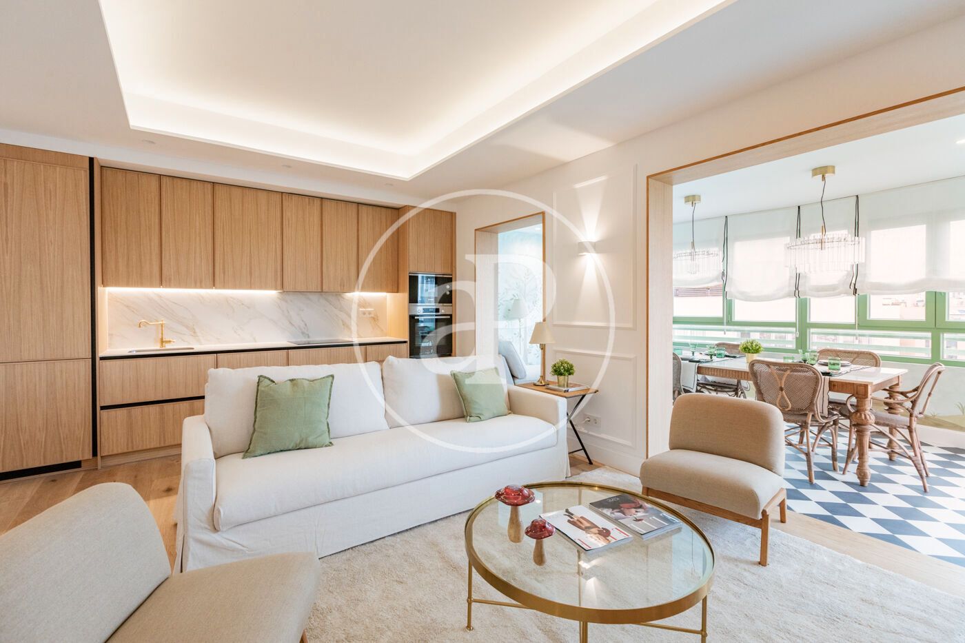 Sala de estar de Ático en venta en  Madrid Capital con Aire acondicionado, Calefacción y Terraza