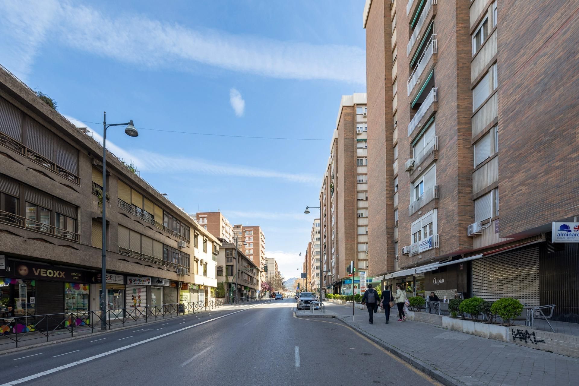 Vista exterior de Pis en venda en  Granada Capital amb Jardí privat, Terrassa i Balcó