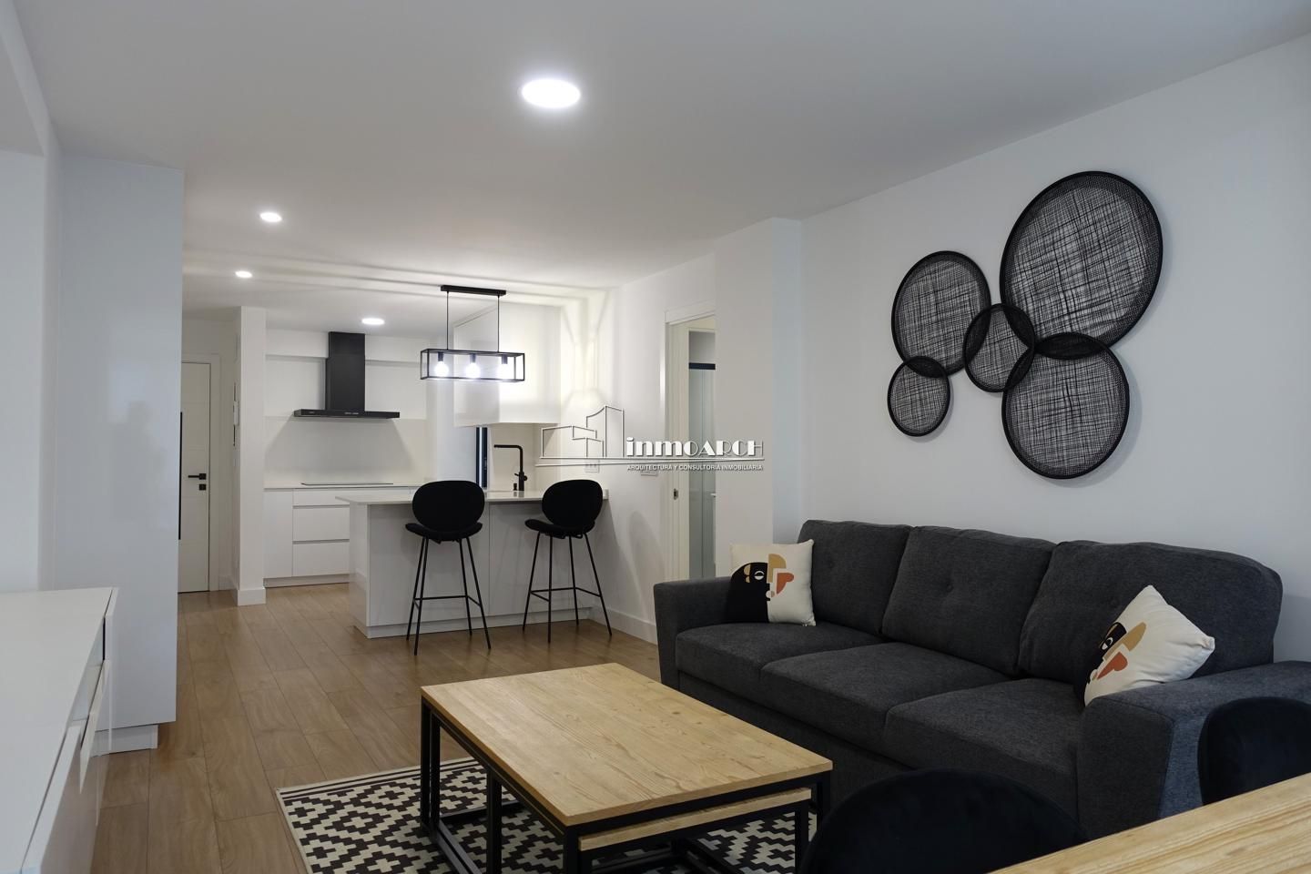 Living room of Flat to rent in A Coruña Capital   with Heating and Furnished