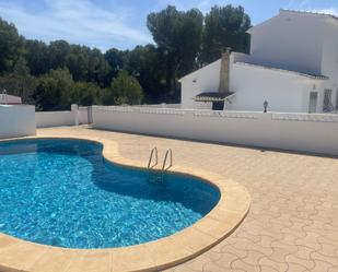 Swimming pool of Single-family semi-detached to rent in Moraira  with Air Conditioner, Terrace and Balcony