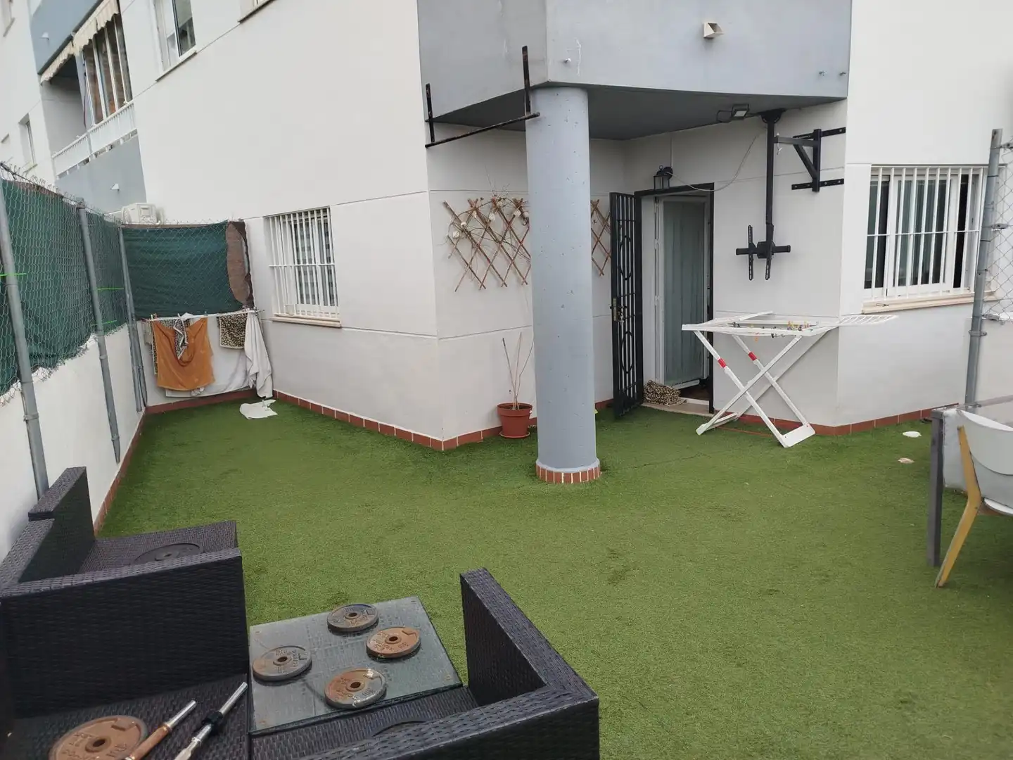 Terrace of Flat for sale in Rincón de la Victoria  with Air Conditioner, Heating and Private garden