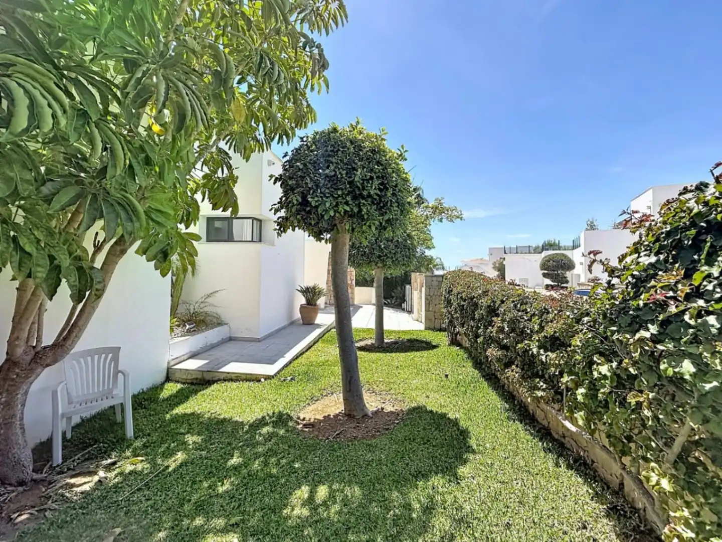 Vista exterior de Casa o chalet en venta en Benitachell / El Poble Nou de Benitatxell con Aire acondicionado, Calefacción y Jardín privado