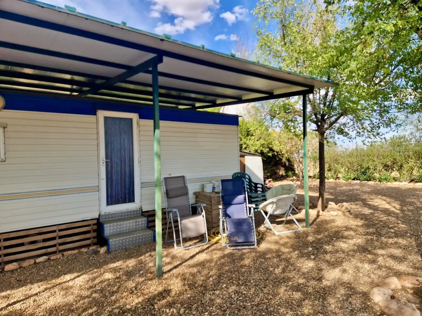 Terraza de Casa o chalet en venta en Pozuelo de Calatrava con Piscina y Amueblado