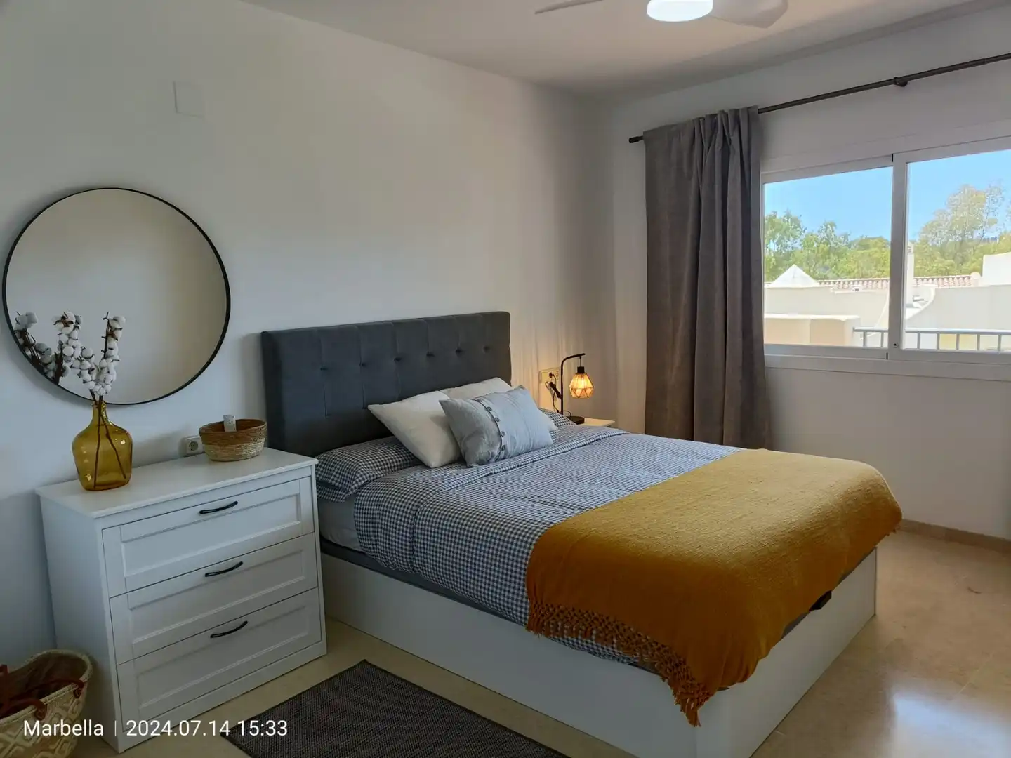 Bedroom of Apartments for rent in Marbella  with Air Conditioner, Heating and Private garden