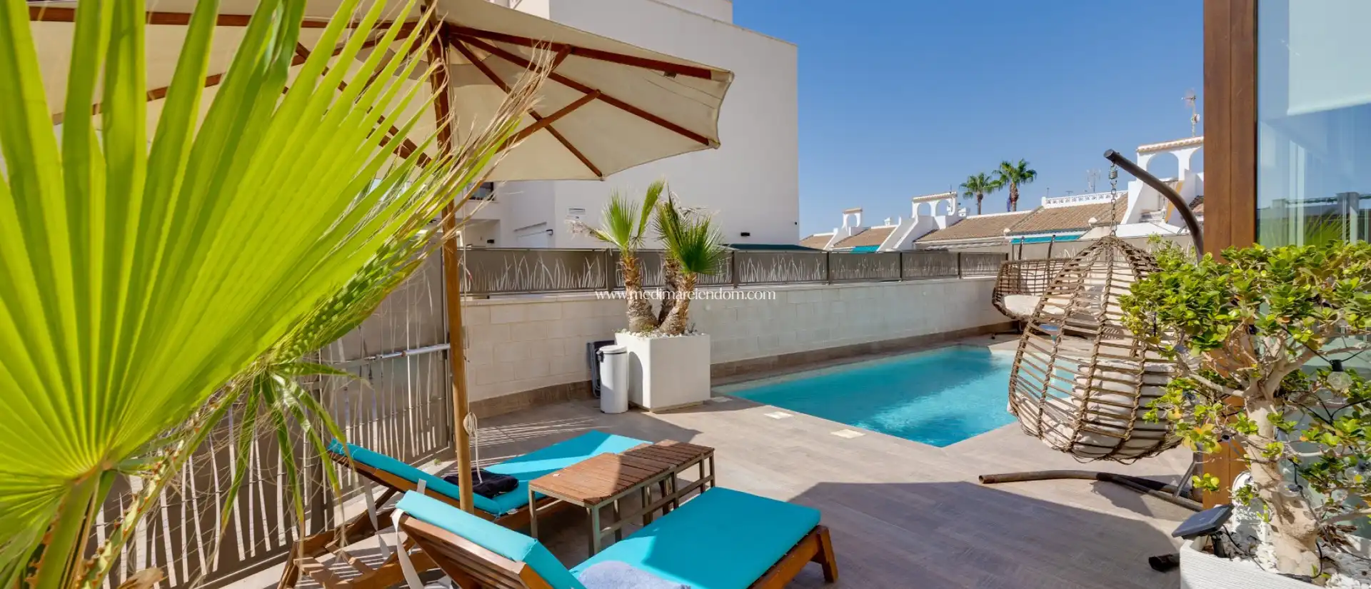 Piscina de Casa o xalet en venda en Rojales amb Aire condicionat, Calefacció i Jardí privat
