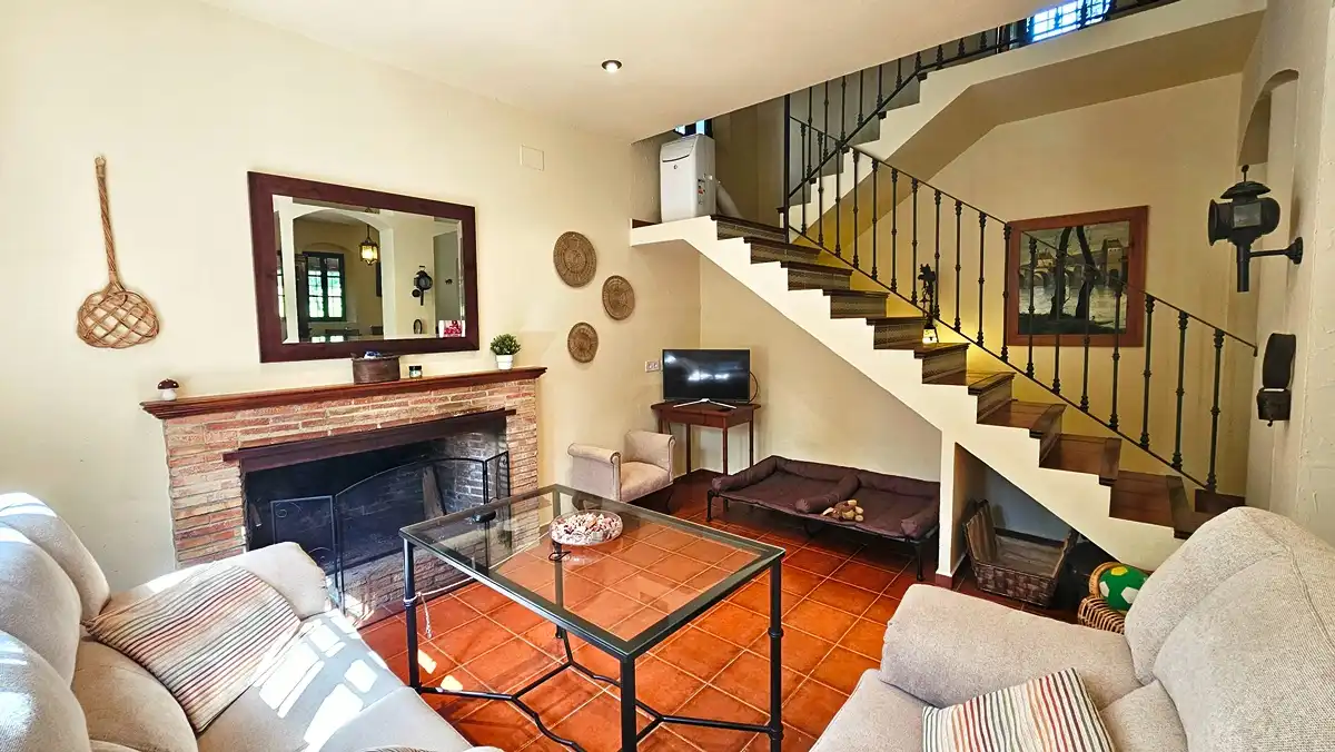 Sala de estar de Casa o chalet en venta en Santa Ana la Real con Jardín privado, Terraza y Trastero