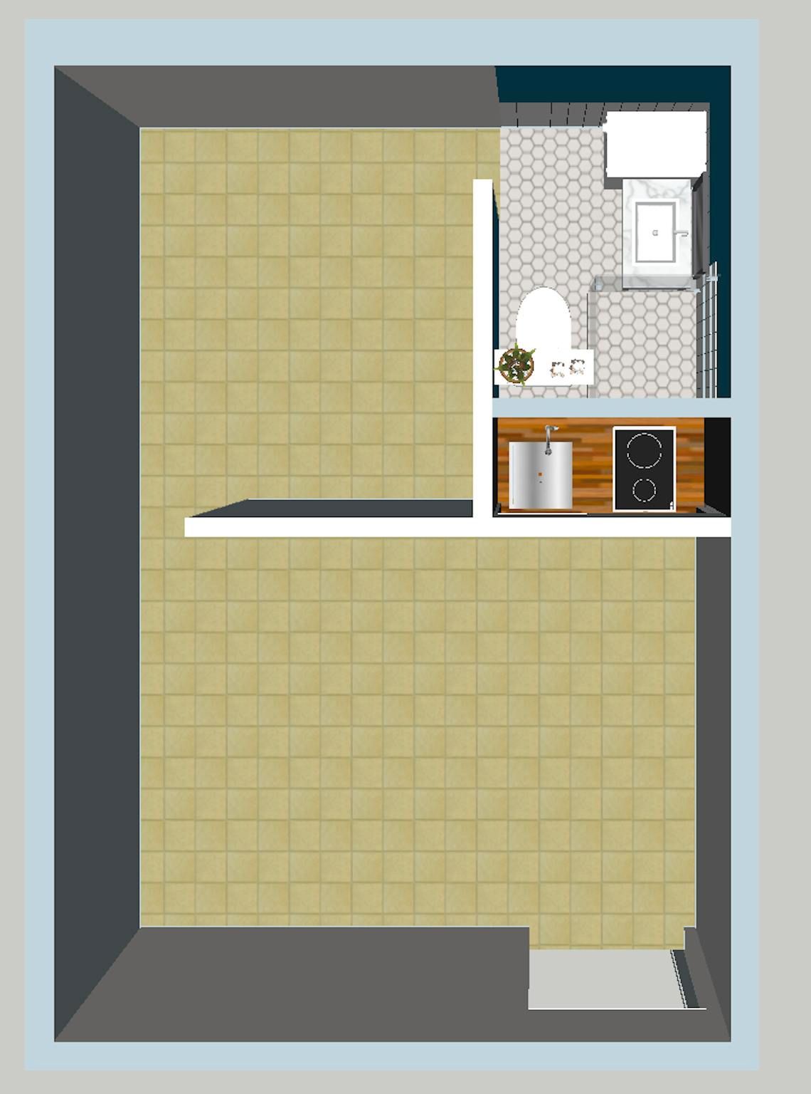 Kitchen of Flat to rent in  Madrid Capital  with Air Conditioner, Heating and Furnished