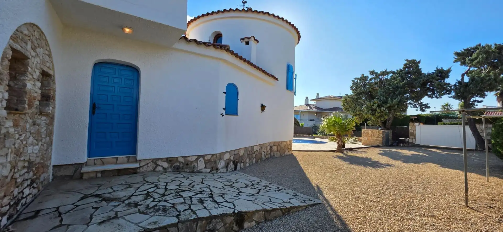 Vista exterior de Casa o chalet en venta en L'Ametlla de Mar  con Aire acondicionado, Jardín privado y Terraza