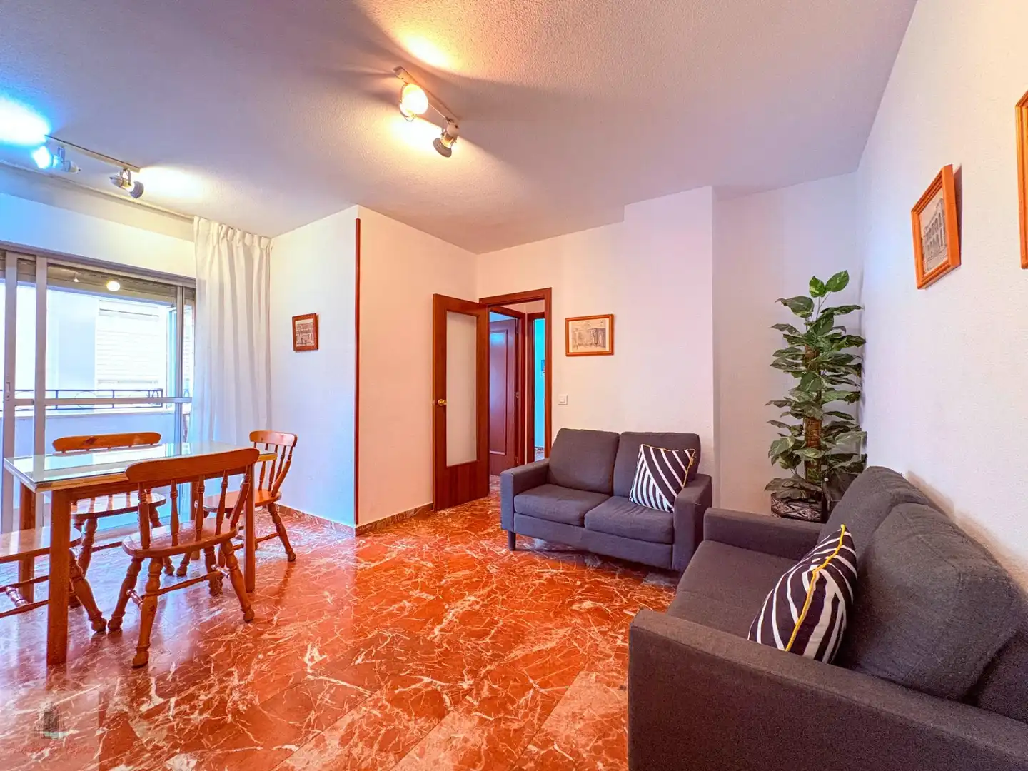 Sala de estar de Piso en venta en Badajoz con Balcón
