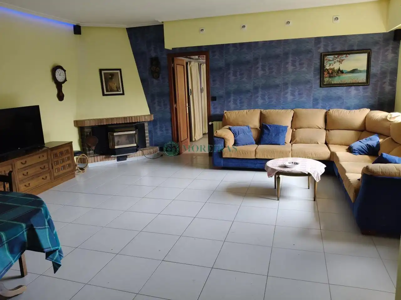 Sala de estar de Casa adosada en venta en O Pereiro de Aguiar  con Calefacción, Jardín privado y Terraza