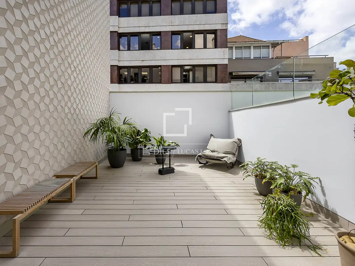 Terrace of Flat for sale in Barcelona  with Air Conditioner, Terrace and Swimming Pool