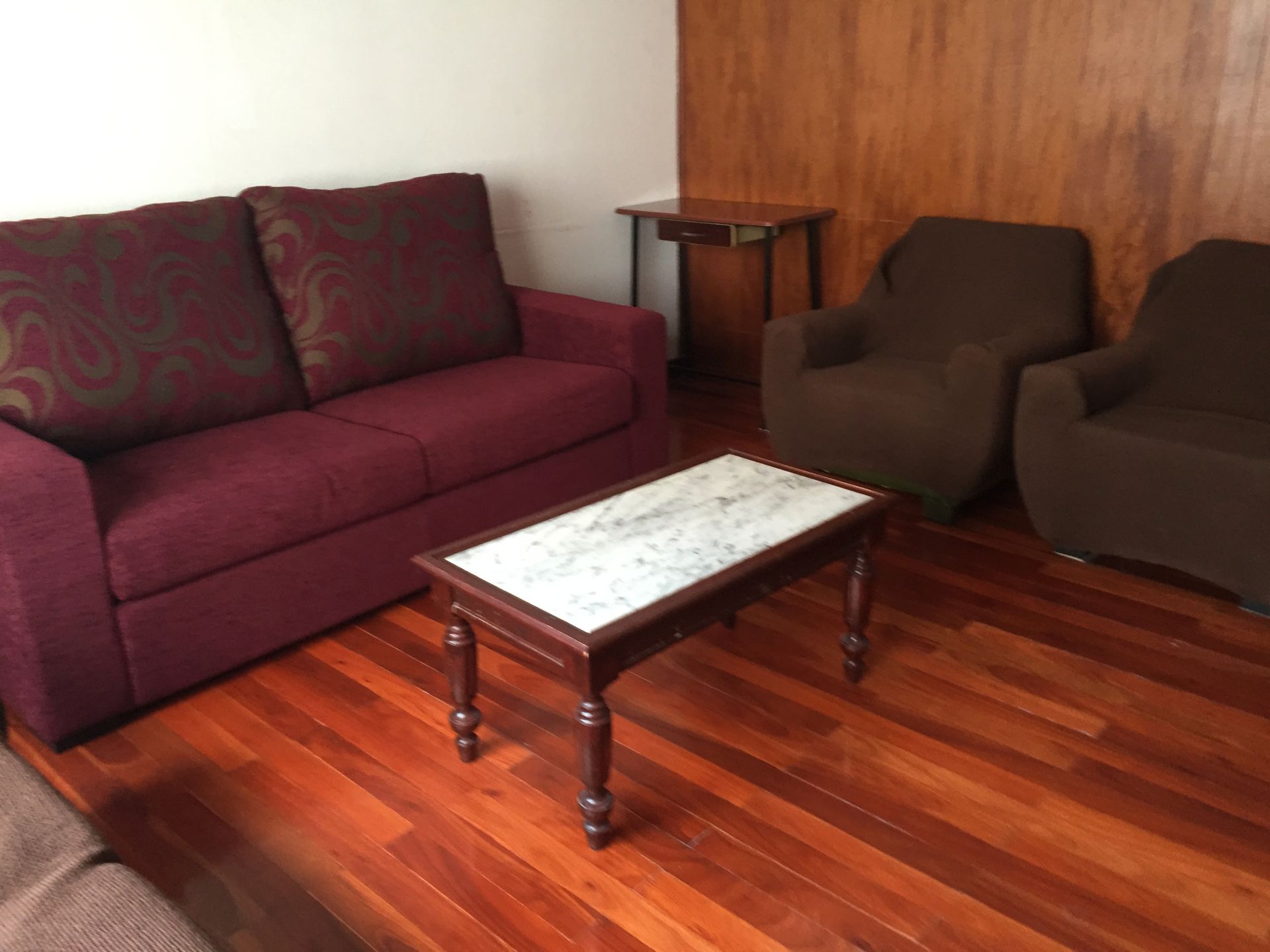 Living room of Flat to rent in Santiago de Compostela   with Furnished