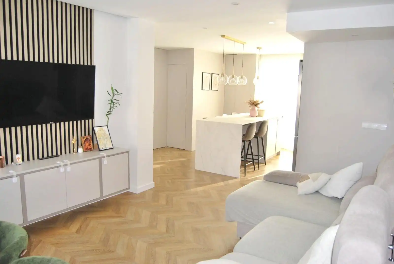 Living room of Flat for sale in  Murcia Capital  with Air Conditioner and Storage room