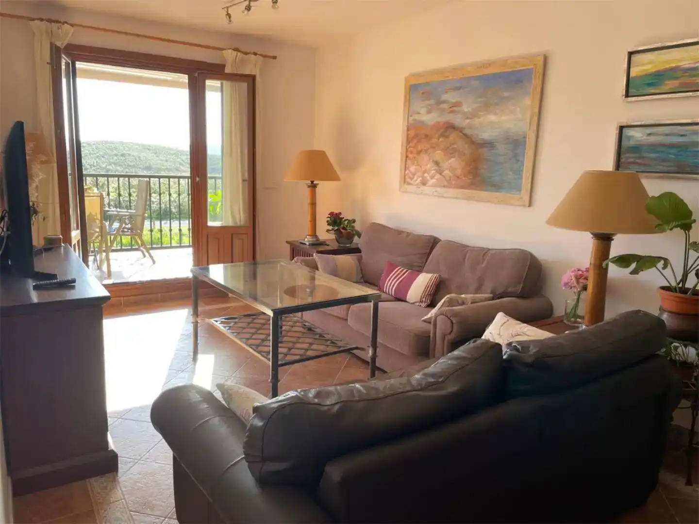 Living room of Flat for sale in Ayamonte  with Air Conditioner, Swimming Pool and Balcony