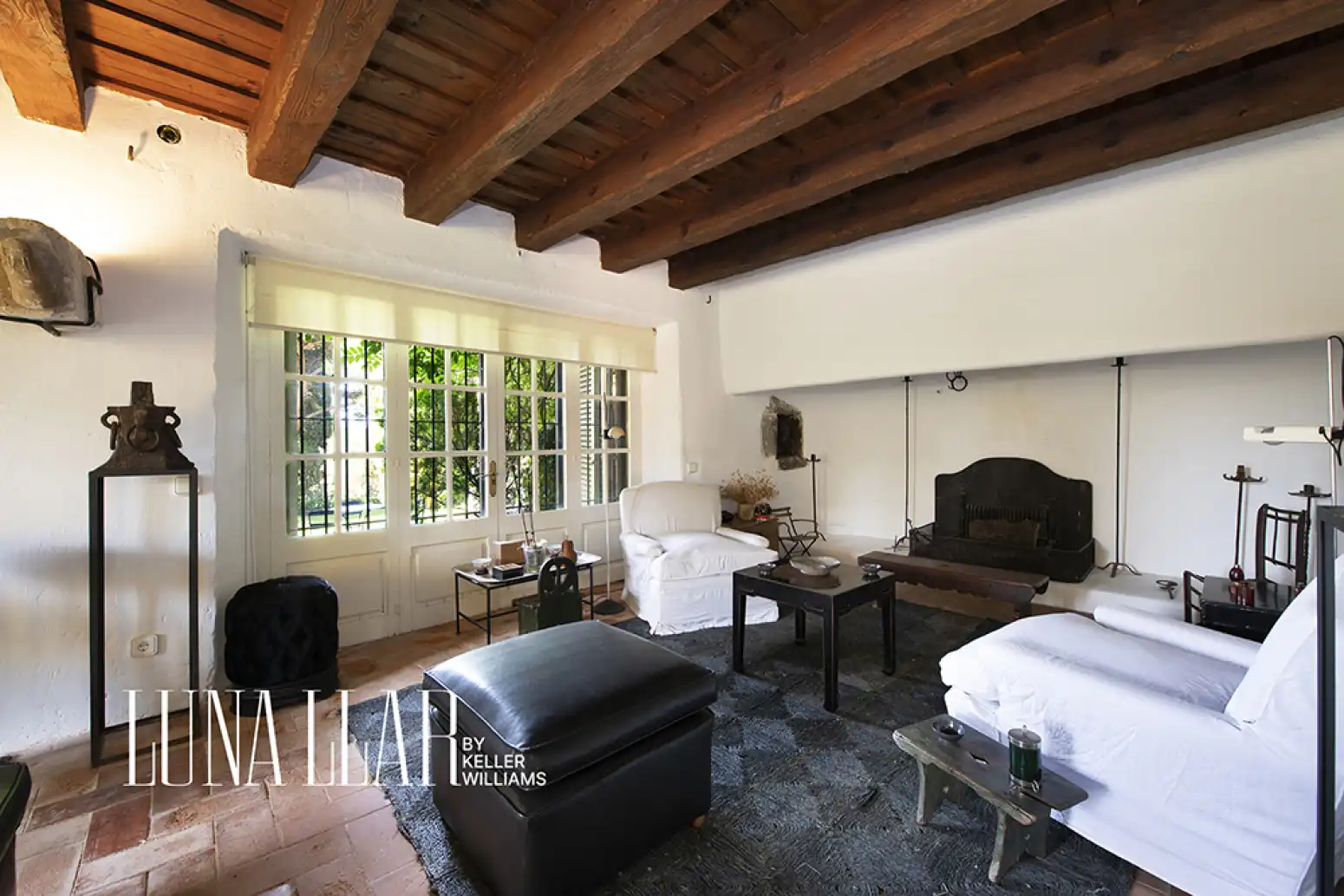 Sala de estar de Casa o chalet en venta en Pineda de Mar con Jardín privado y Piscina