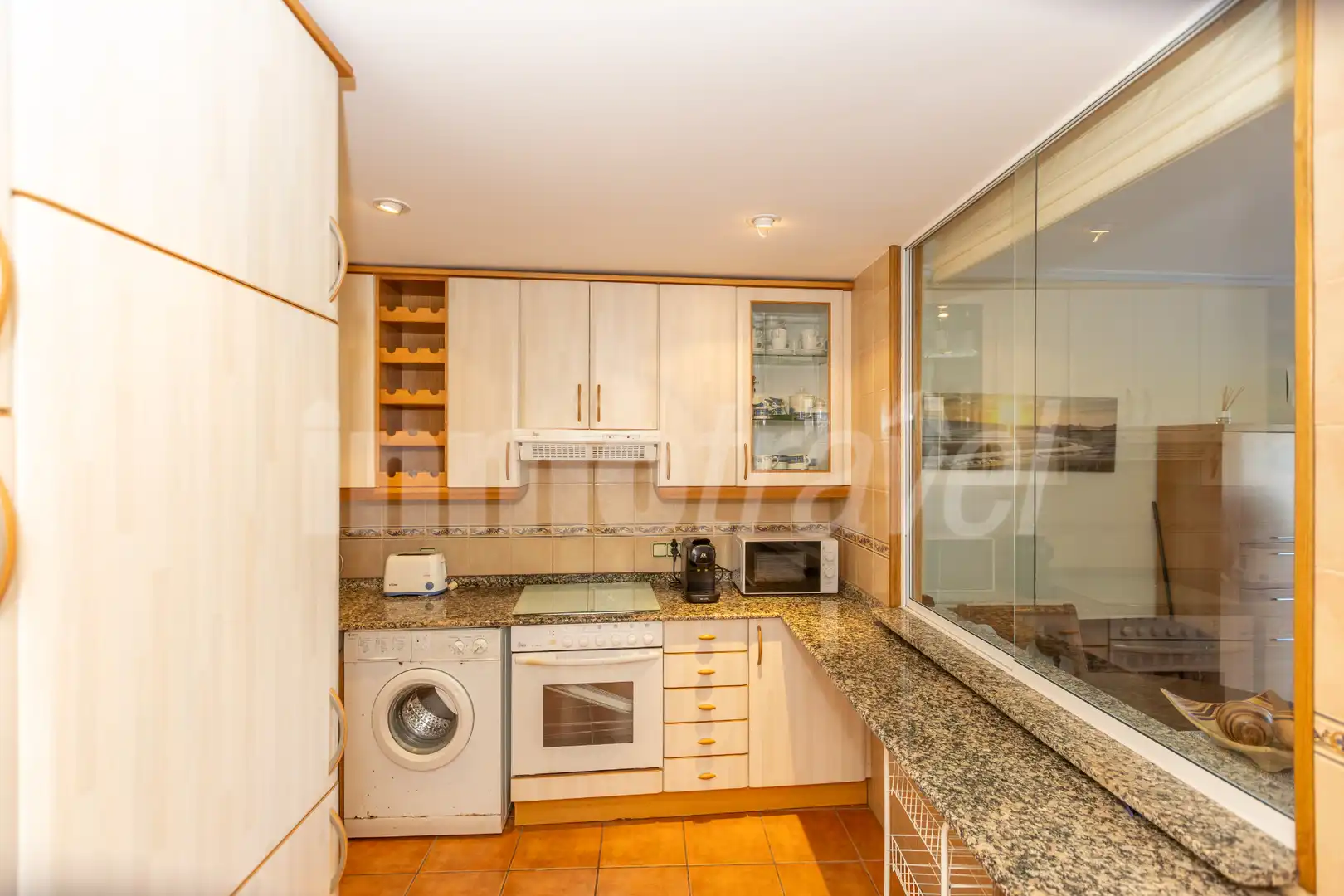 Cuina de Apartament en venda en Sanxenxo amb Terrassa, Traster i Moblat