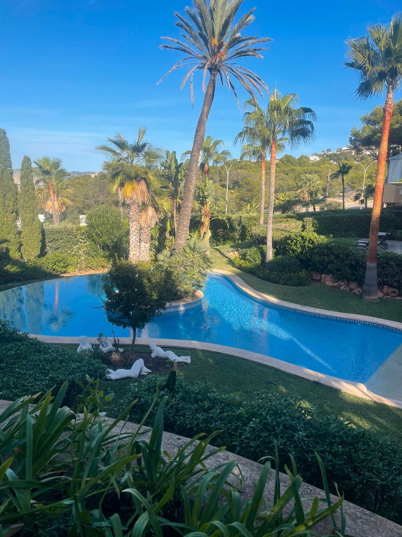 Piscina de Dúplex en venda en Calvià amb Aire condicionat, Jardí privat i Terrassa