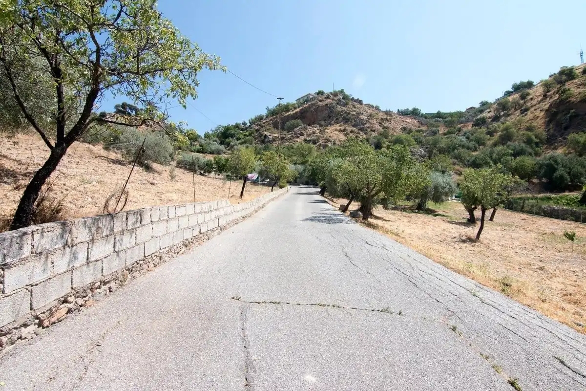 Vista exterior de Finca rústica en venta en Güéjar Sierra con Jardín privado, Terraza y Piscina
