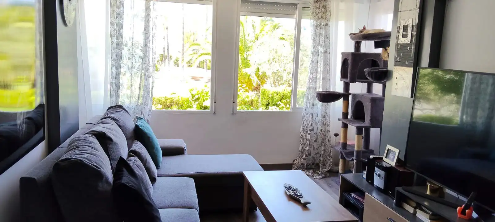Wohnzimmer von Wohnungen zum Verkauf in Dénia mit Heizung, Abstellraum und Möbliert