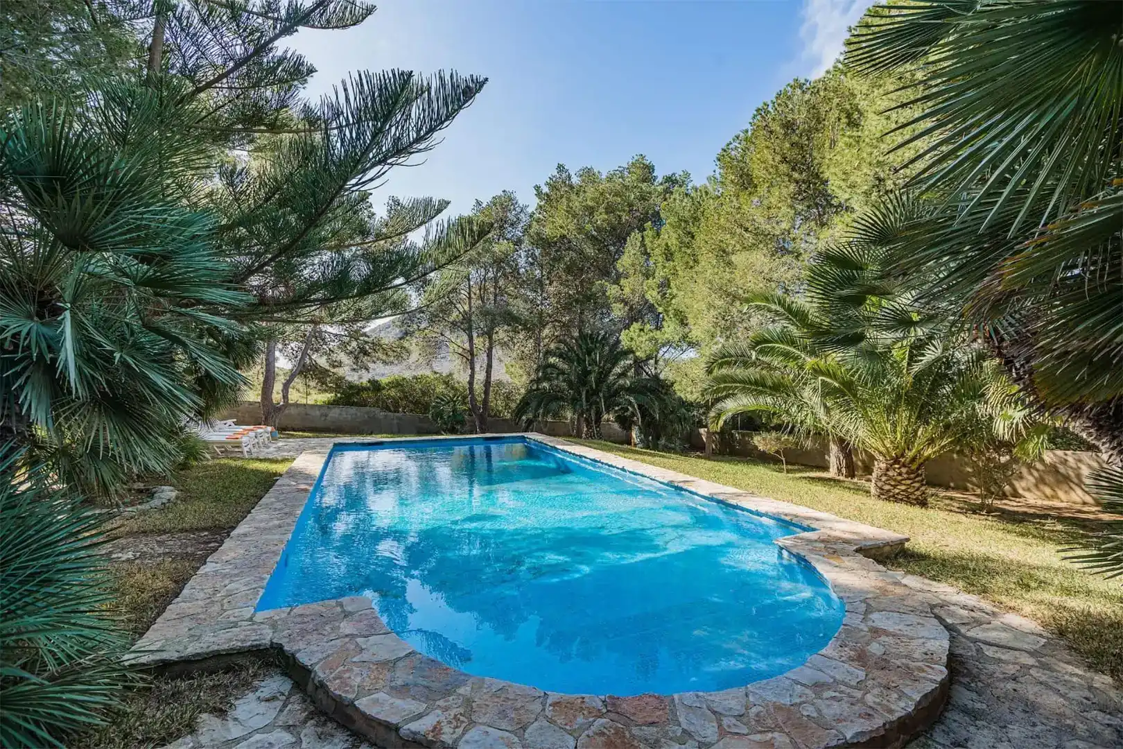 Piscina de Casa o xalet de lloguer en Pollença amb Aire condicionat, Jardí privat i Piscina