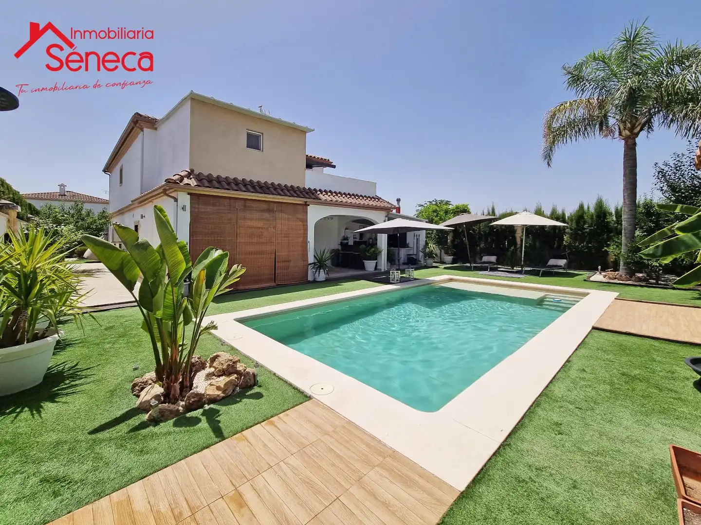 Piscina de Casa o xalet en venda en Córdoba amb Aire condicionat, Calefacció i Terrassa
