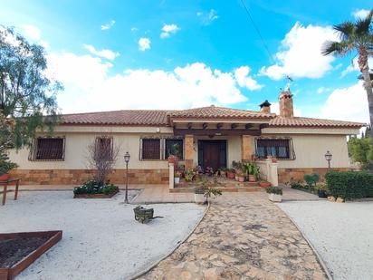 Exterior view of House or chalet for sale in Alicante / Alacant  with Air Conditioner, Private garden and Terrace