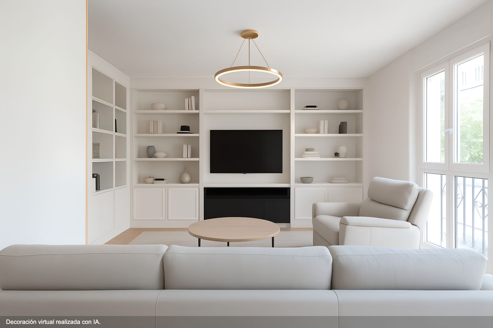 Living room of House or chalet for sale in Getafe  with Air Conditioner, Heating and Private garden