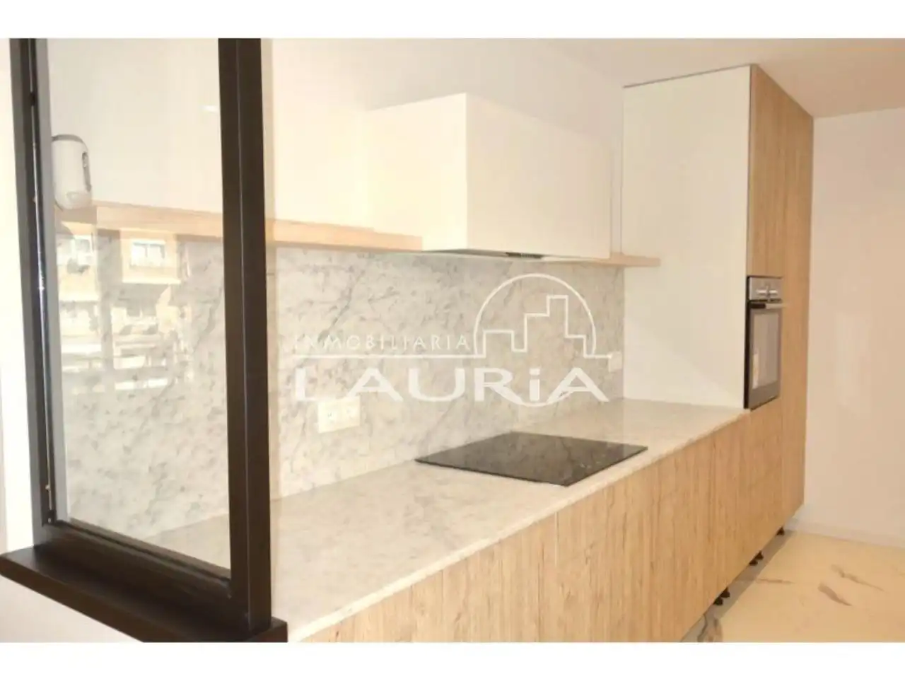 Cocina de Piso de alquiler en Valencia con Aire acondicionado y Terraza