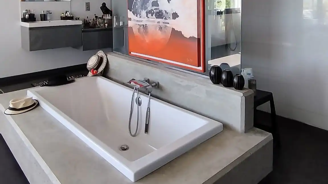 Bathroom of Houses for sale in Mollet de Peralada  with Air Conditioner, Heating and Private garden