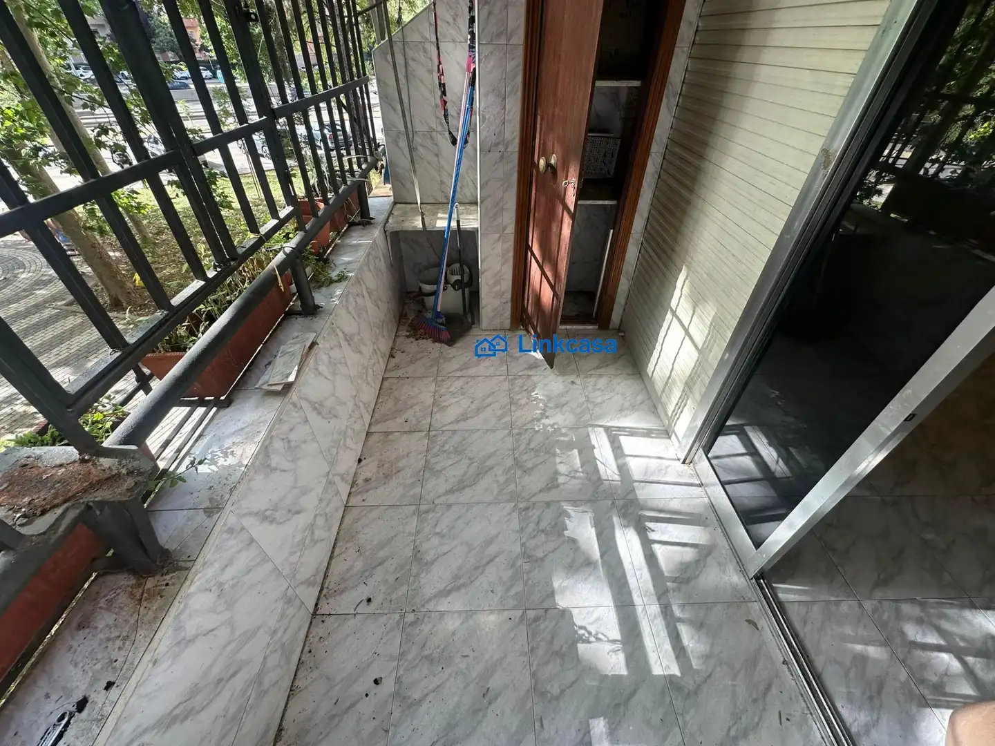 Balcony of Flat for sale in Madrid  with Air Conditioner, Heating and Balcony