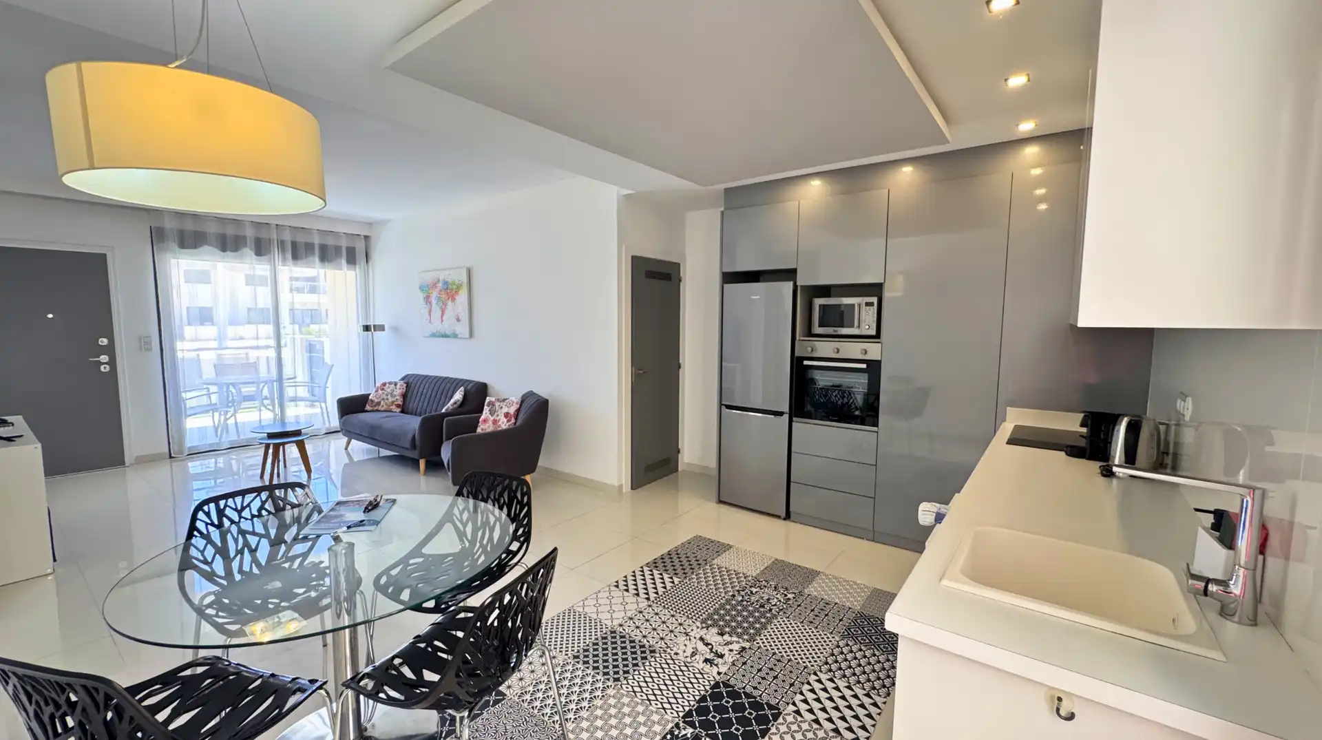 Cocina de Planta baja en venta en Pilar de la Horadada con Aire acondicionado, Terraza y Piscina