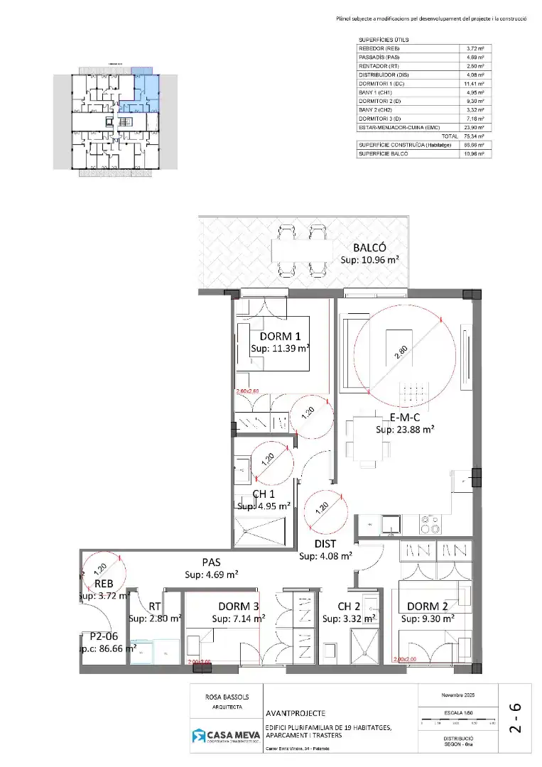 Piso de obra nueva con ascensor en venta en Carrer de la Font 1D
