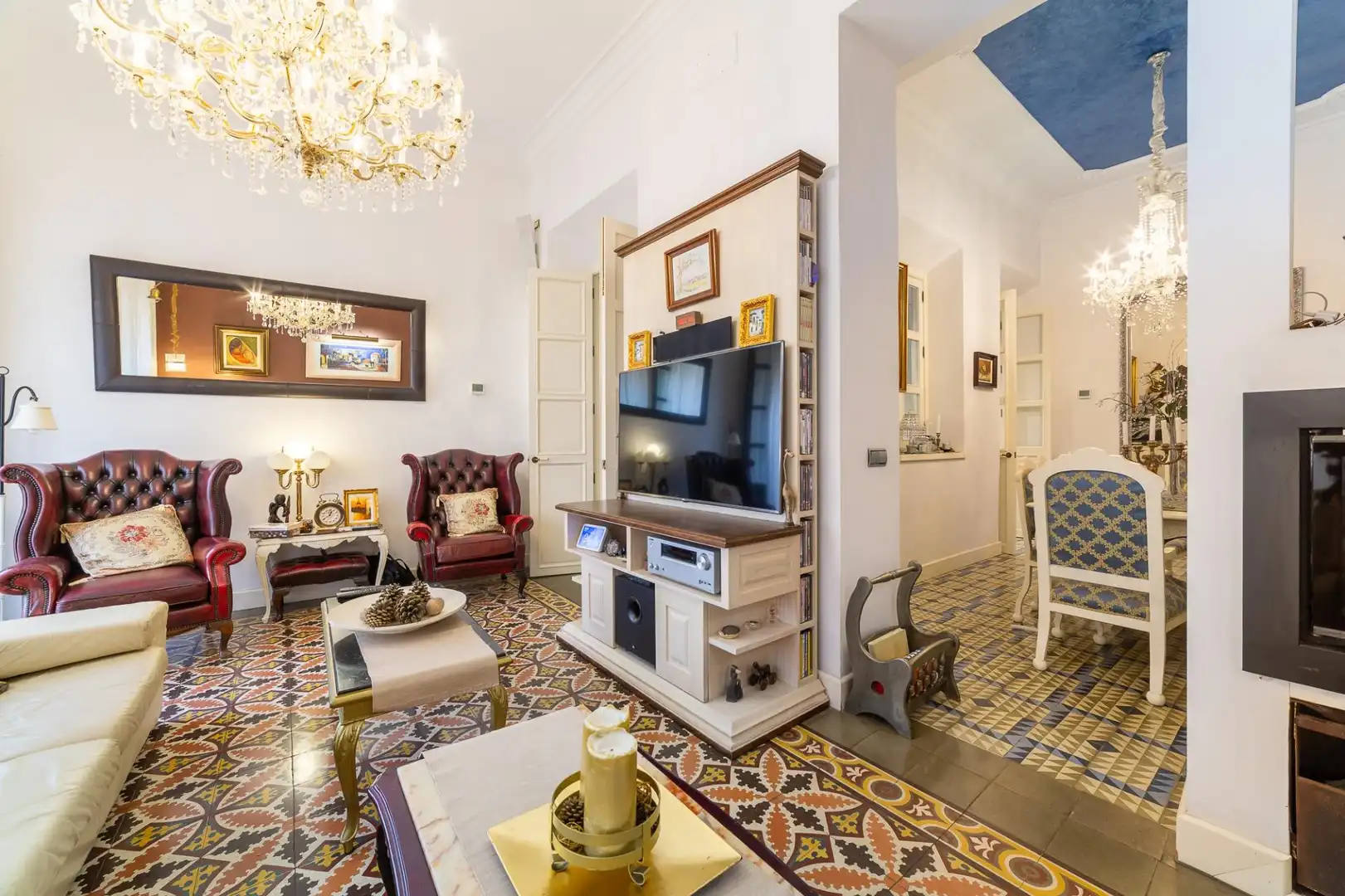 Wohnzimmer von Maisonette zum Verkauf in Almería mit Klimaanlage, Terrasse und Abstellraum