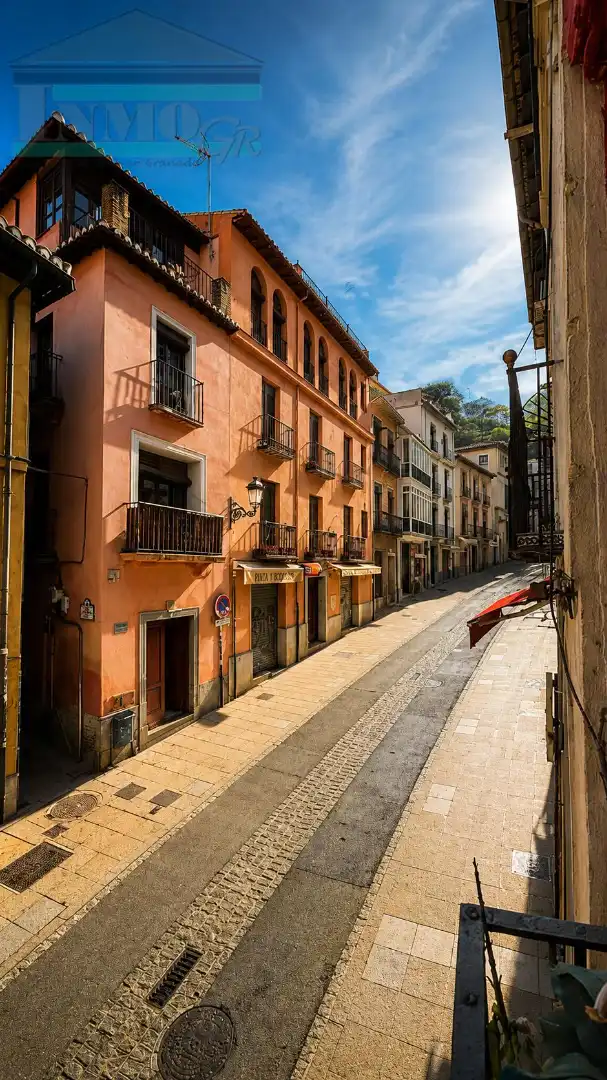 Vista exterior de Estudio de alquiler en Granada con Aire acondicionado, Parquet y Amueblado