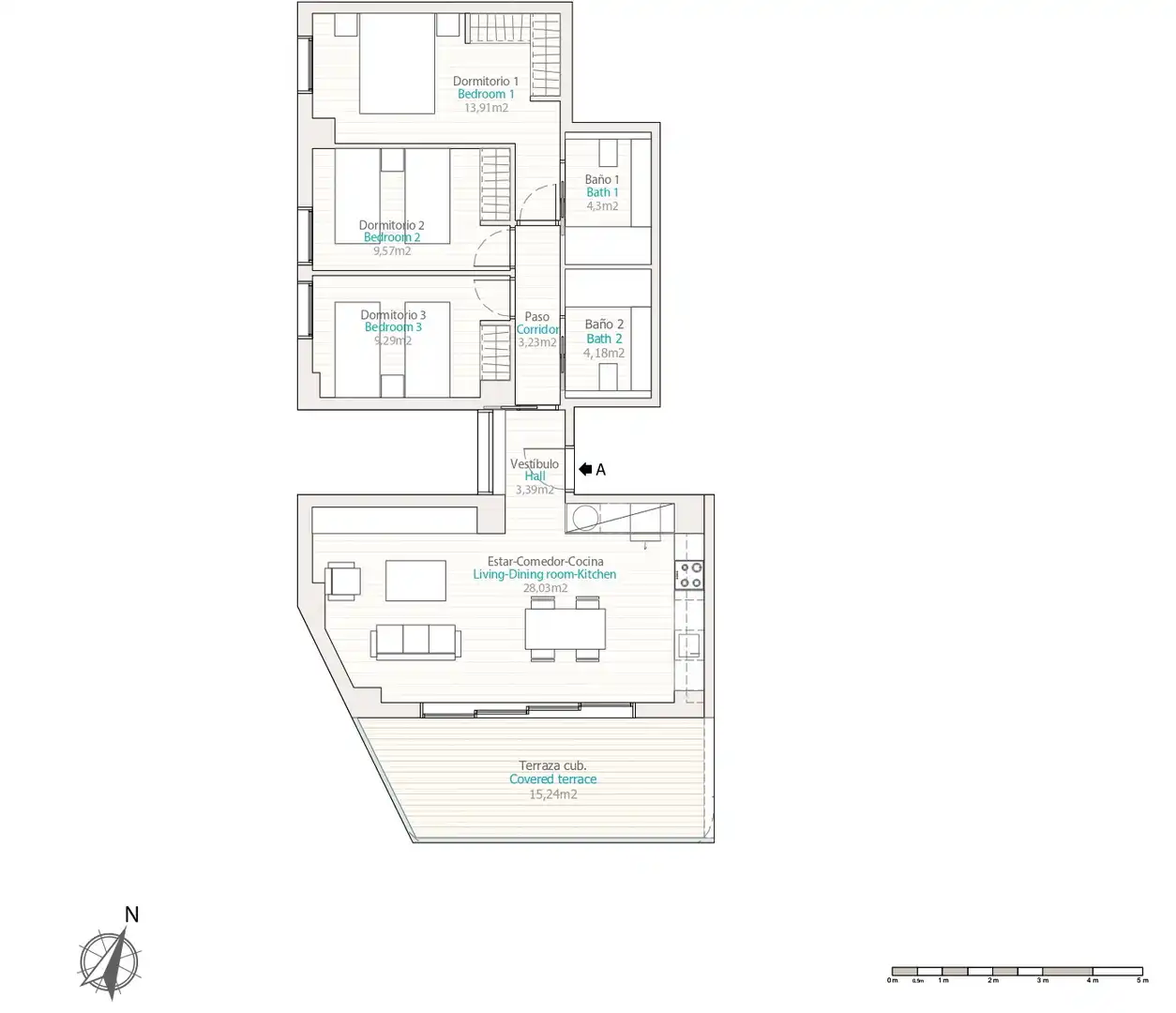 Apartamento en venta en Centro Urbano