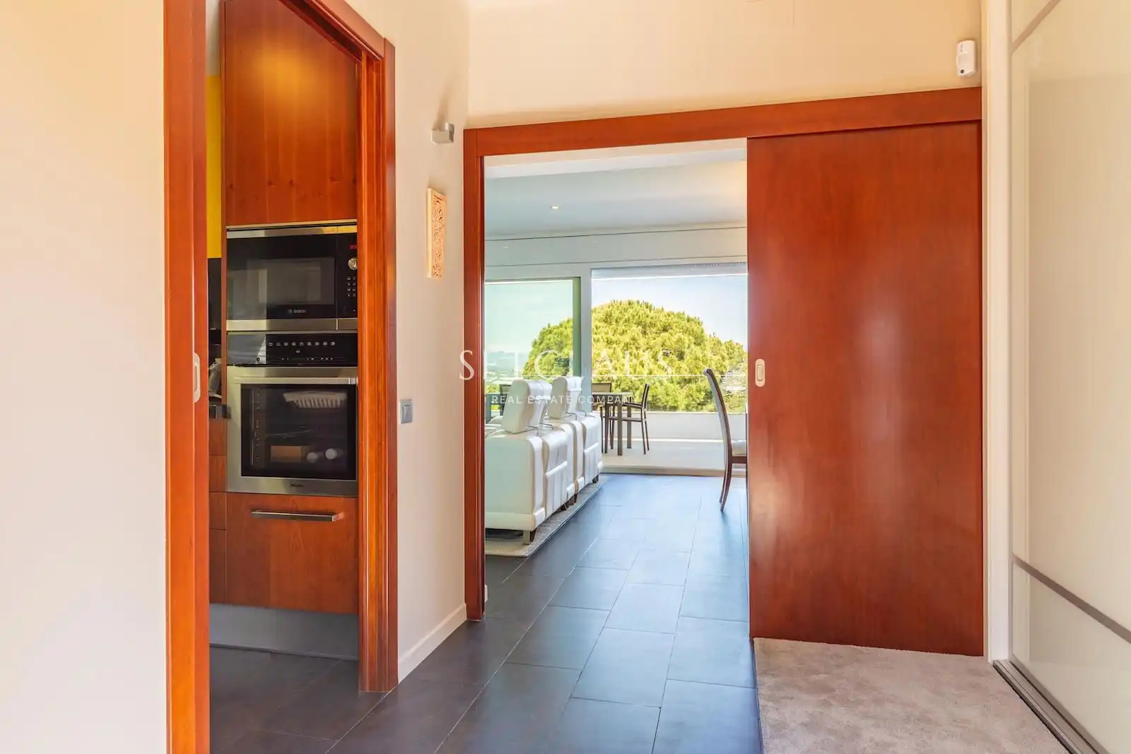 Cocina de Casa o chalet en venta en Vilanova del Vallès con Aire acondicionado, Calefacción y Jardín privado
