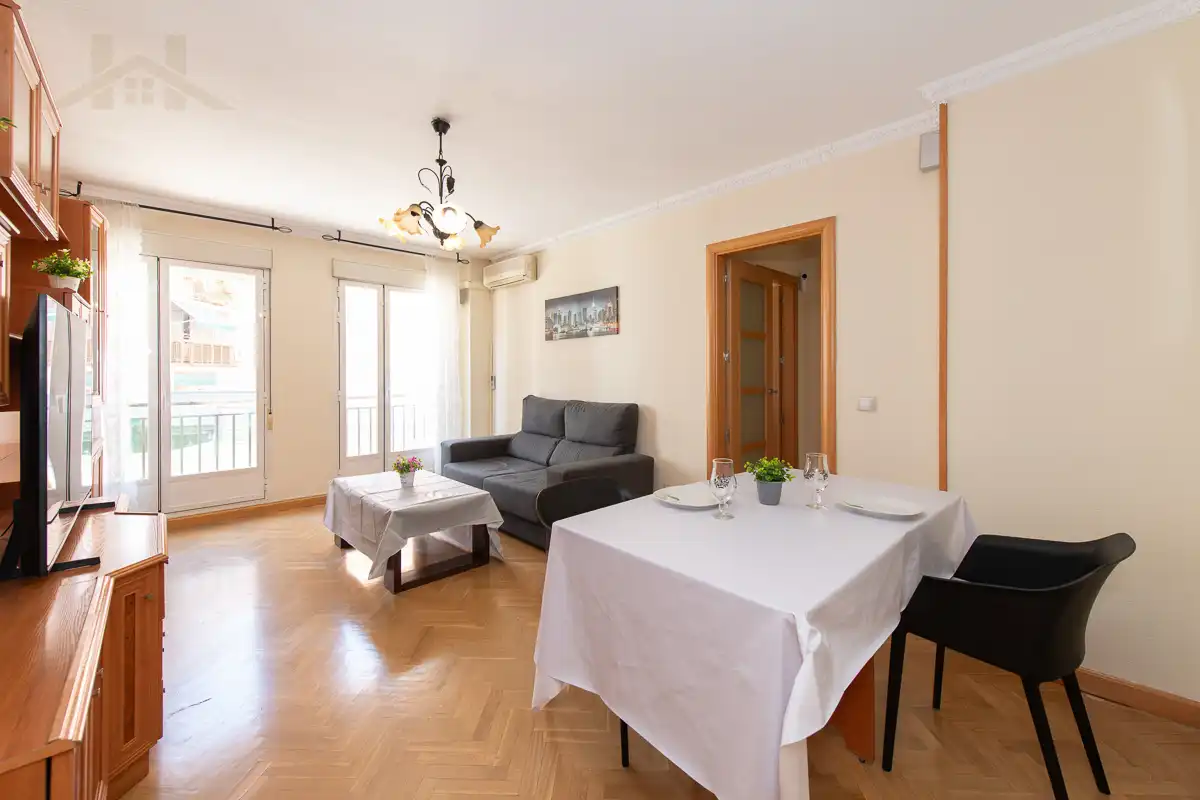 Wohnzimmer von Wohnung zum Verkauf in San Sebastián de los Reyes mit Klimaanlage, Heizung und Terrasse