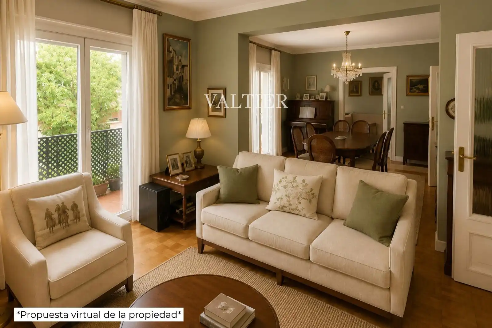 Flat with terrace for sale in Paseo de la Habana, imagen 4