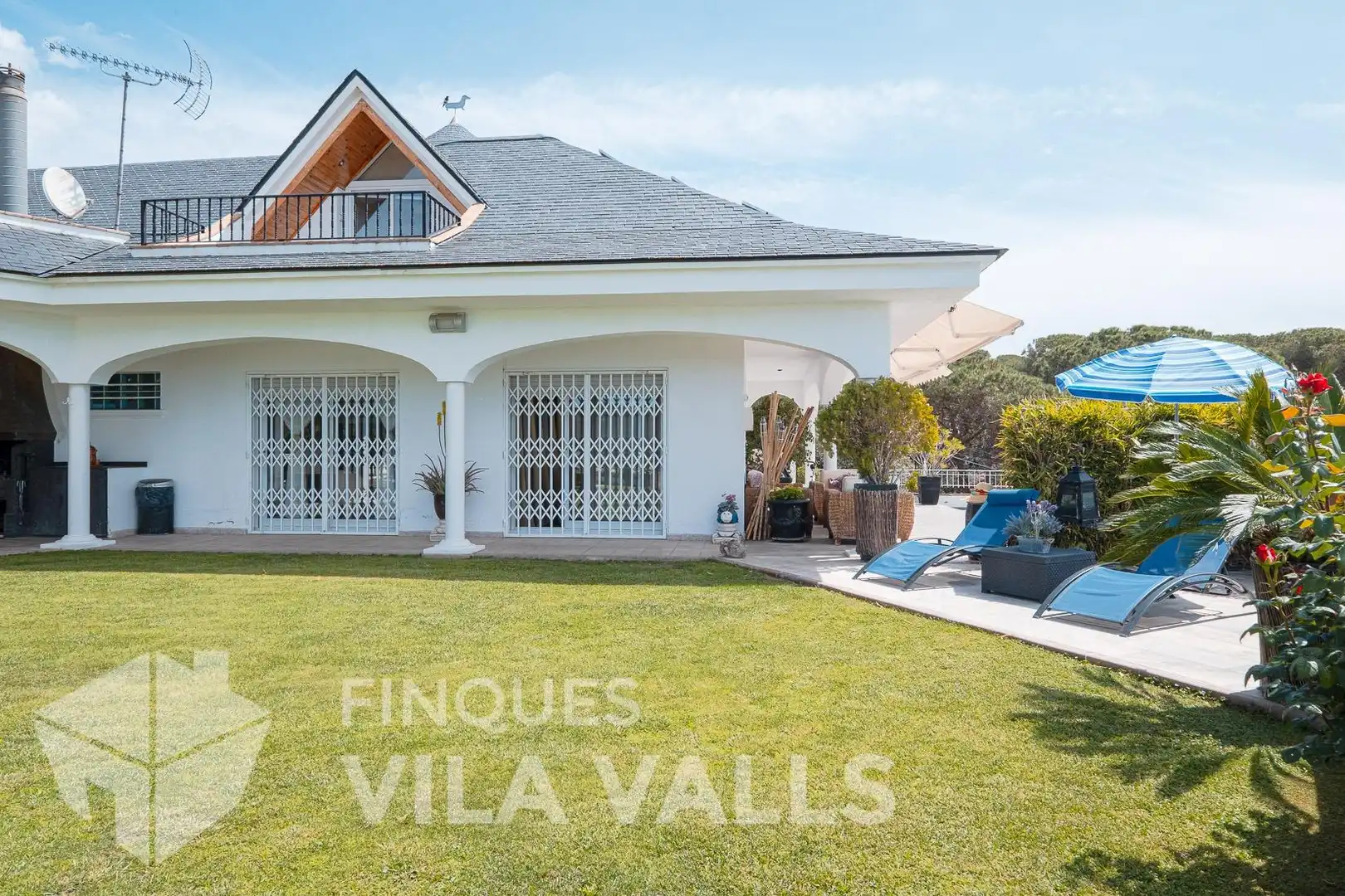 Vista exterior de Casa o chalet en venta en Caldes de Montbui con Aire acondicionado, Jardín privado y Terraza