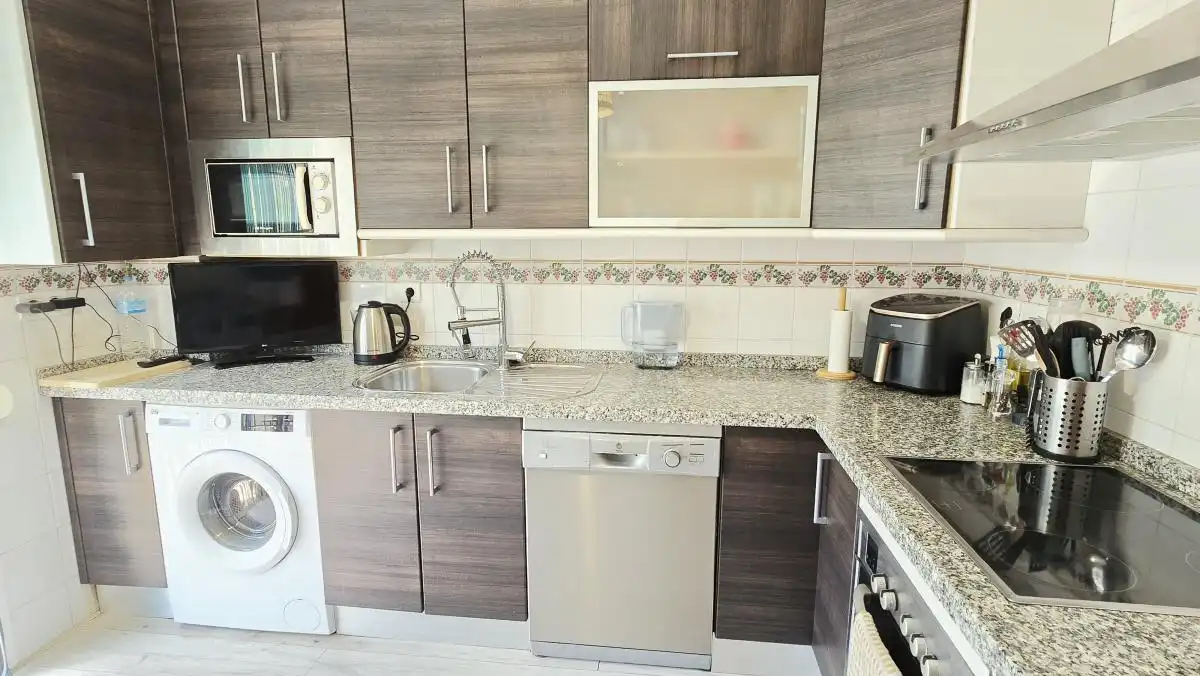 Kitchen of Apartments for sale in Cómpeta  with Air Conditioner, Balcony and Internet