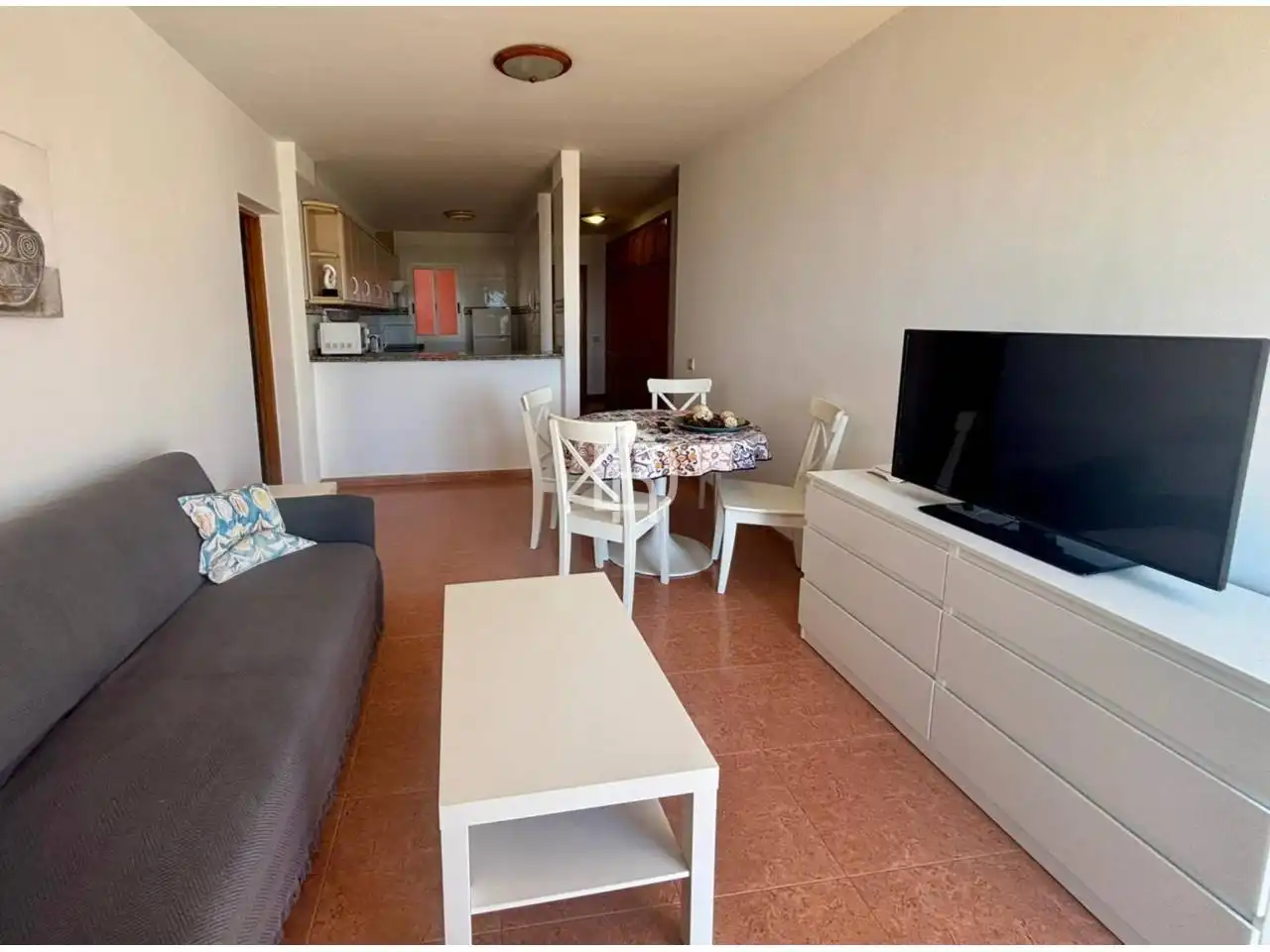 Sala d'estar de Pis en venda en Puerto de la Cruz amb Calefacció, Terrassa i Traster