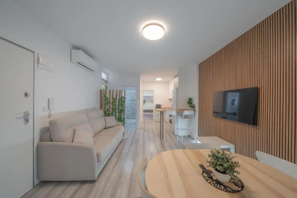Sala de estar de Planta baja en venta en Santa Pola con Aire acondicionado, Calefacción y Amueblado