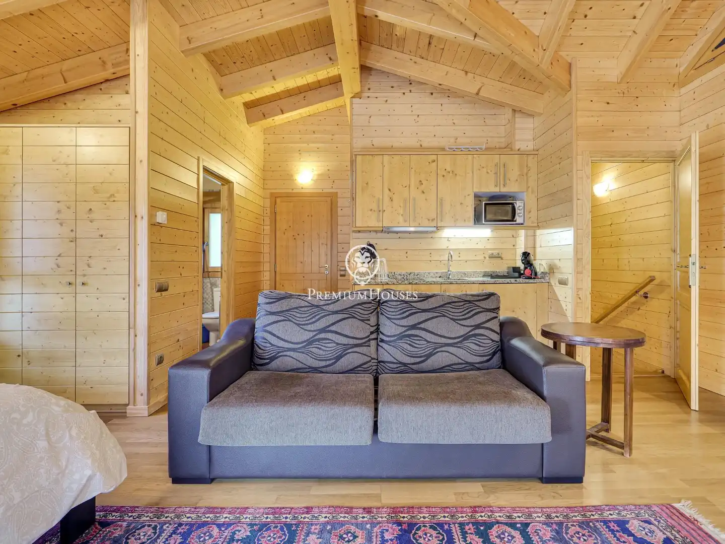 Sala d'estar de Casa o xalet en venda en Alp amb Calefacció, Jardí privat i Parquet