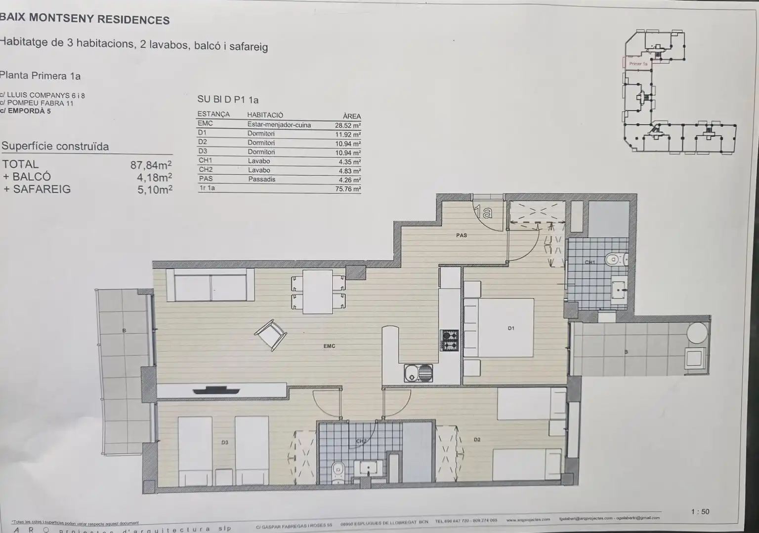 Piso en venta en Sant Celoni con Parquet y Terraza