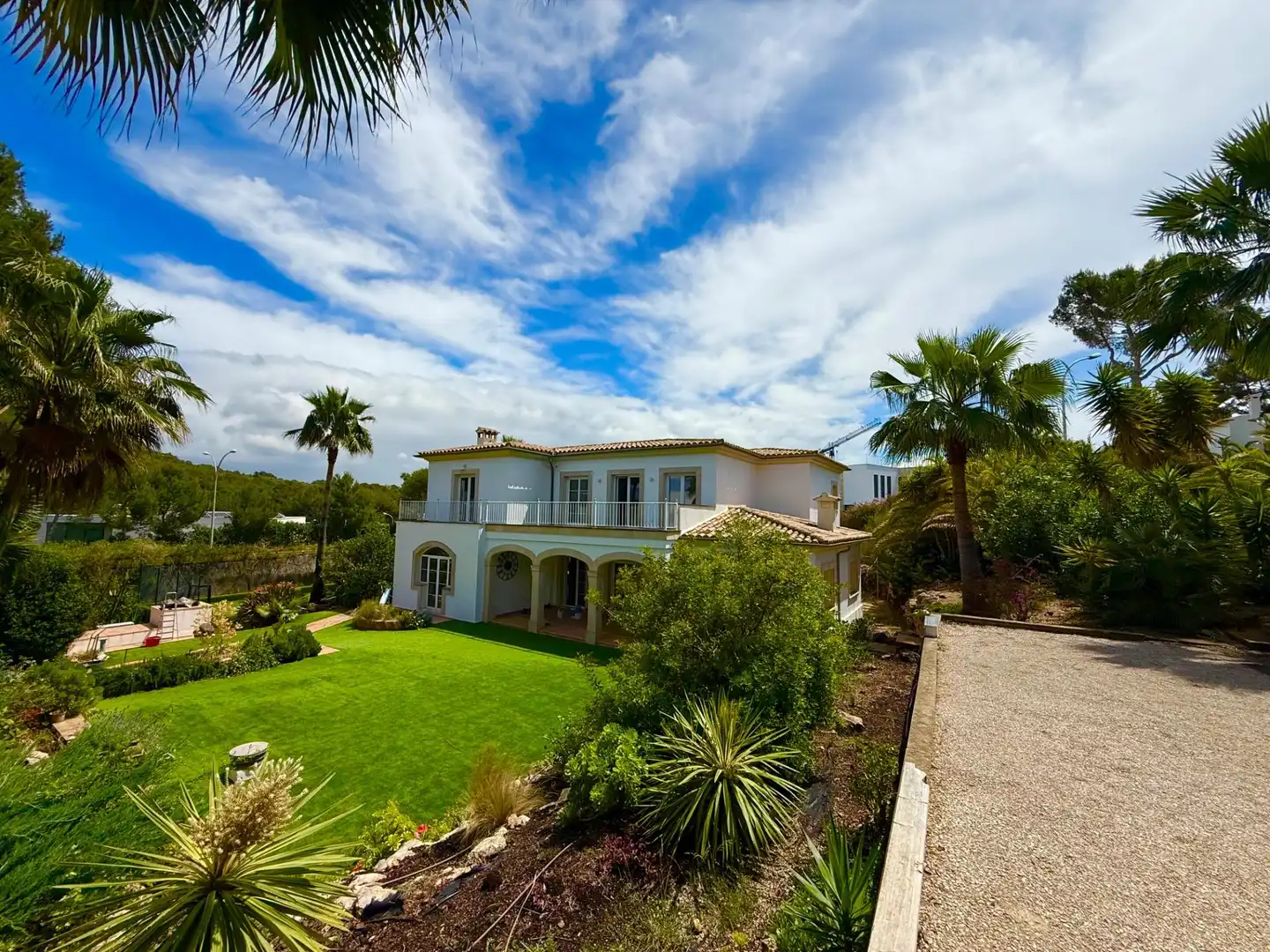 Exterior view of Houses for sale in Calvià  with Air Conditioner, Terrace and Swimming Pool