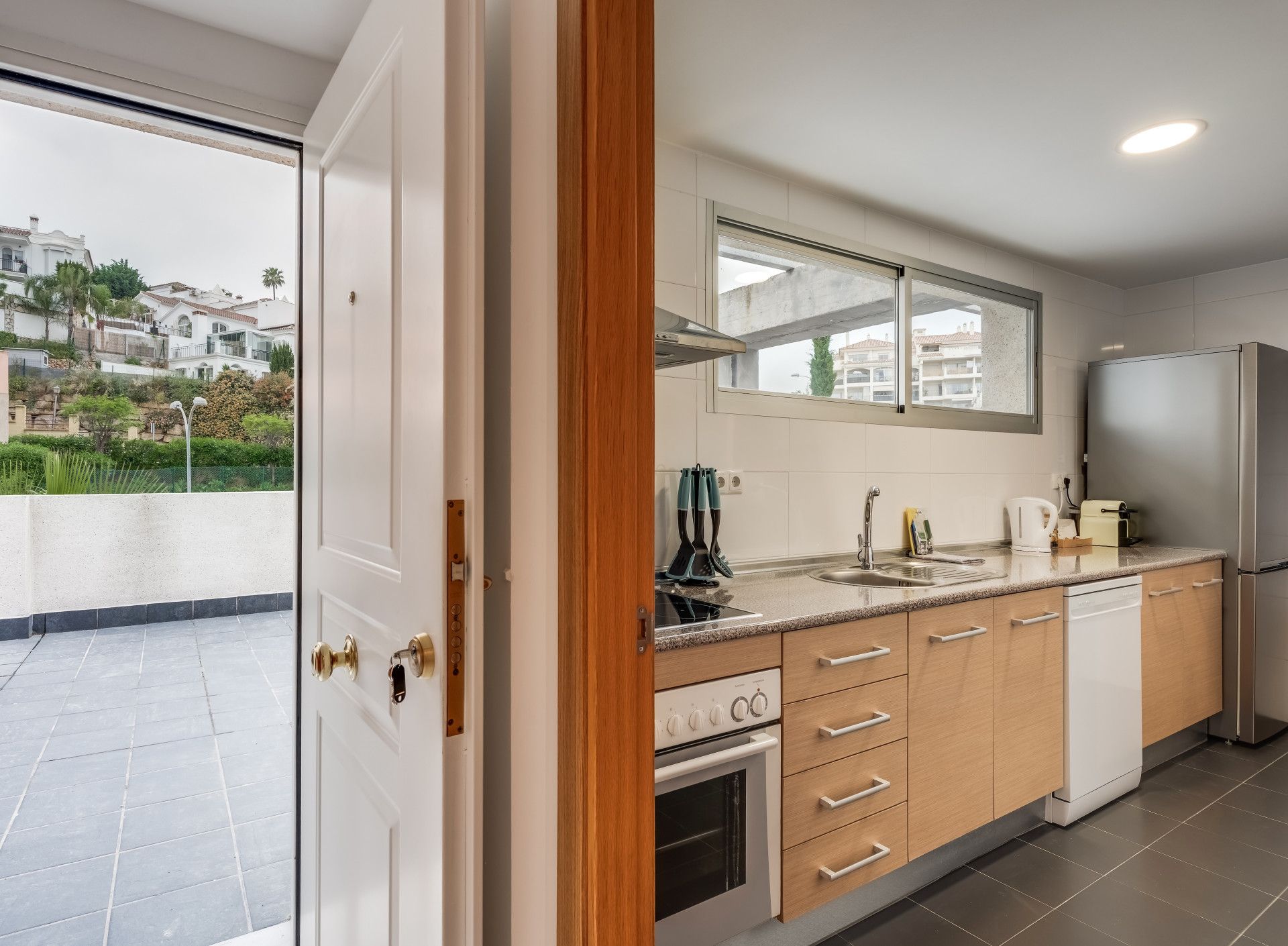 Kitchen of Attic for sale in Mijas  with Air Conditioner, Terrace and Swimming Pool