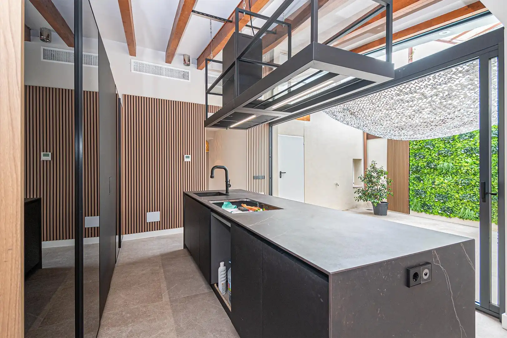Kitchen of Ground floor for rent in Selva  with Air Conditioner, Heating and Terrace
