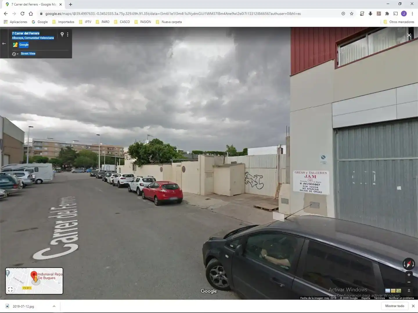 Parking of Land for sale in Alboraya