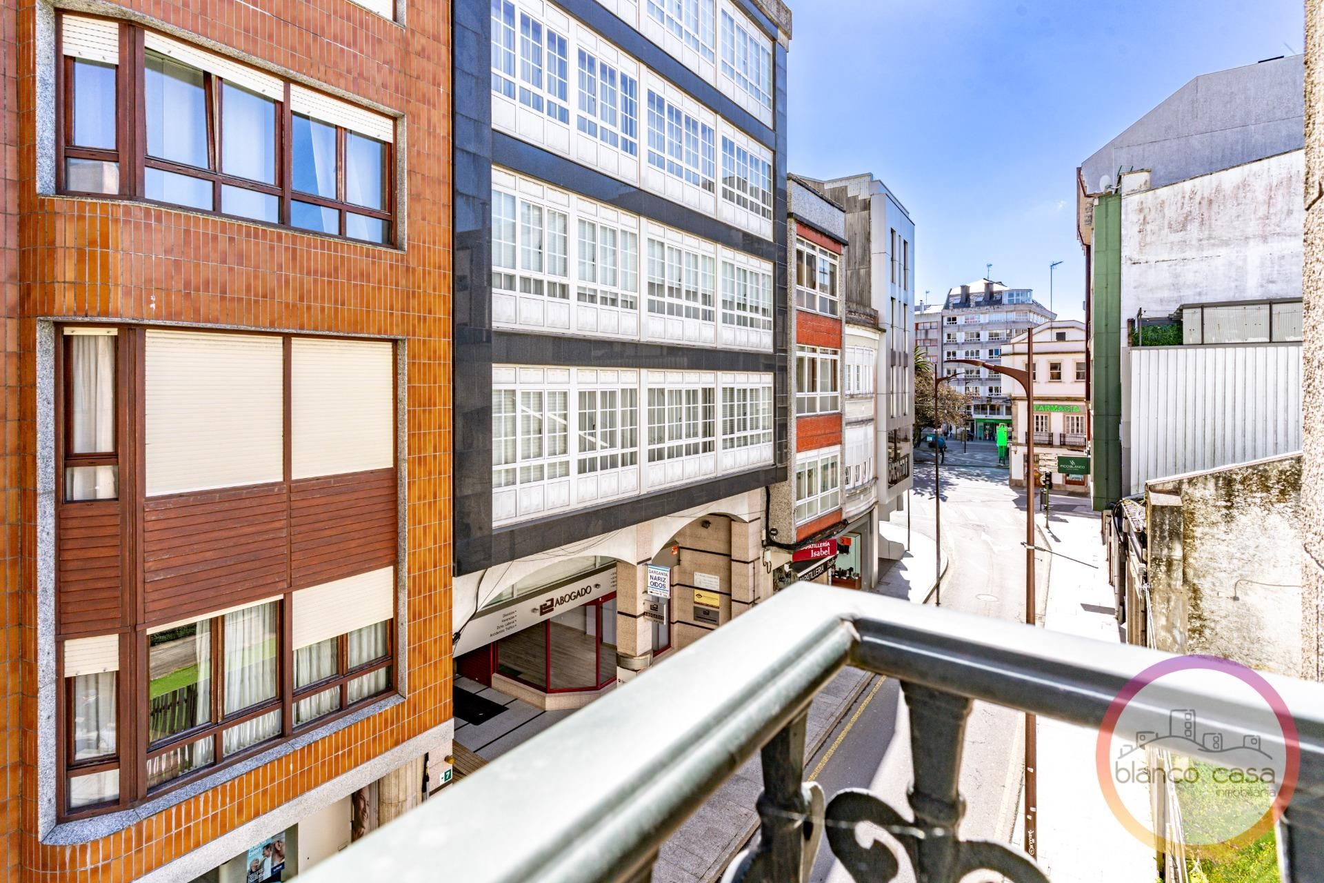 Exterior view of Flat for rent in Carballo  with Parquet flooring and Furnished