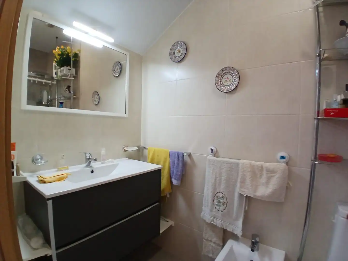 Badezimmer von Wohnung zum Verkauf in Muros mit Heizung, Terrasse und Abstellraum